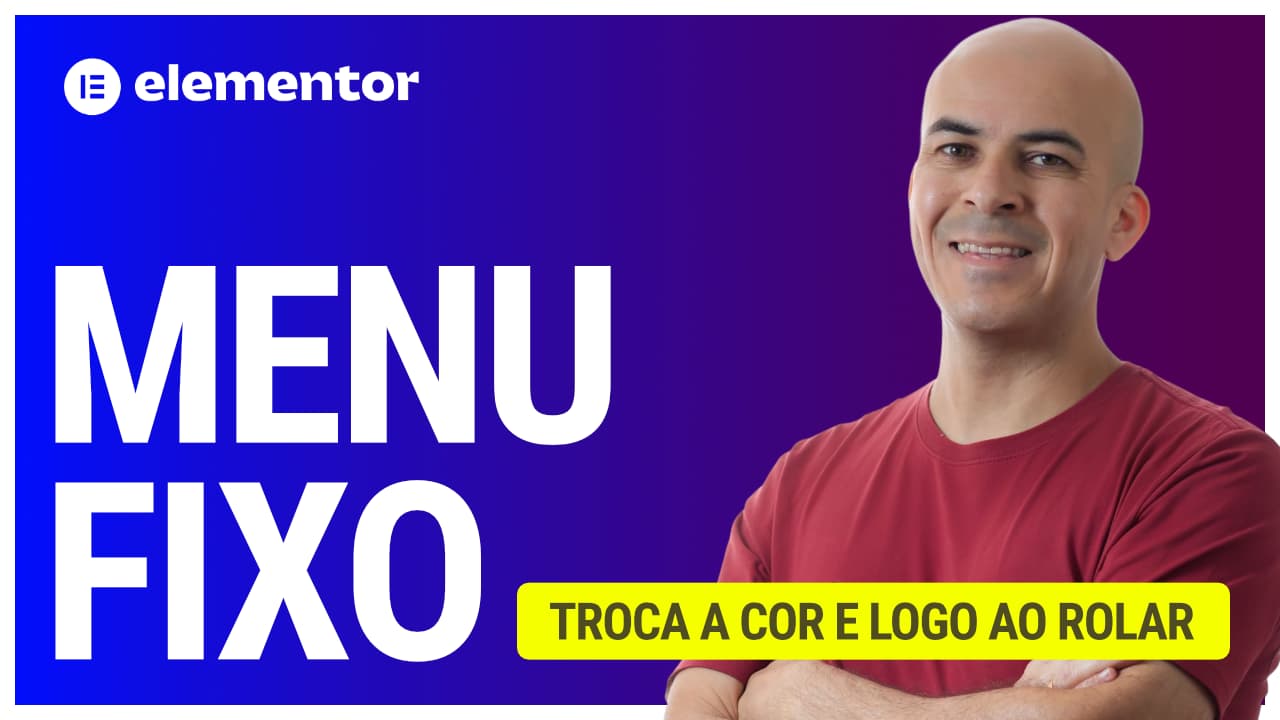 Marcio Rodrigues - Menu Transparente que troca a logo e a cor ao rolar a pagina